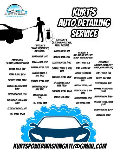 Kurts Mobile Car Wash ATL