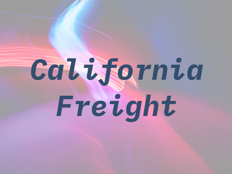 California Freight