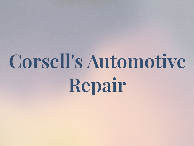 Corsell's Automotive Repair