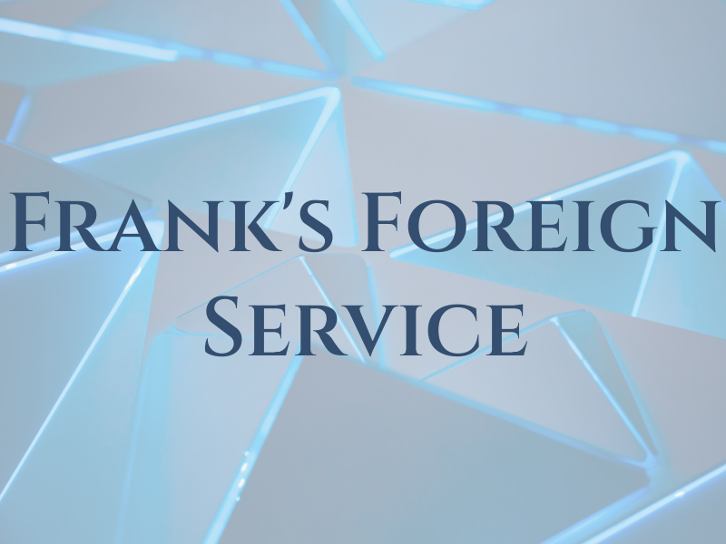 Frank's Foreign Car Service