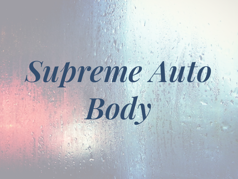 Supreme Auto Body