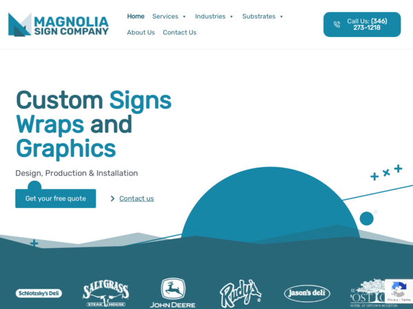 Magnolia Sign Company Custom Business Sign Shop Maker