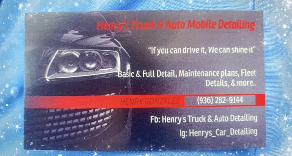 Henry's Truck and Auto Mobile Detailing
