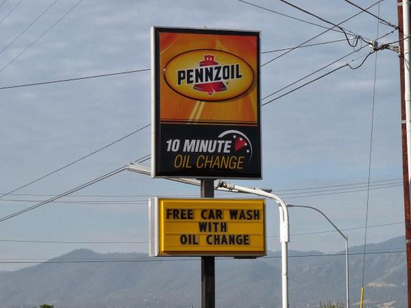 Pennzoil 10 Minute Oil Change
