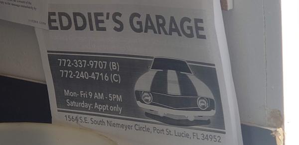 Eddies Garage LLC
