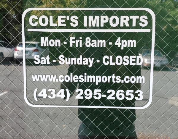 Cole's Import Specialist