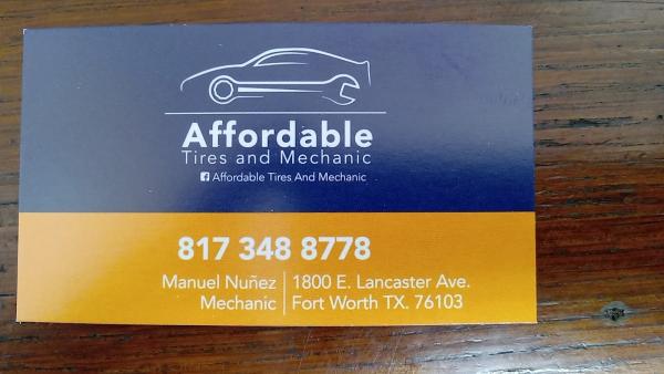 Affordable Tires and Mechanic