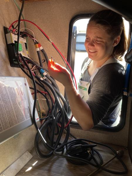 RV Repair Woman