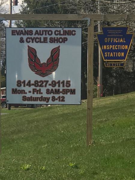 Evans Auto Clinic & Cycle Shop