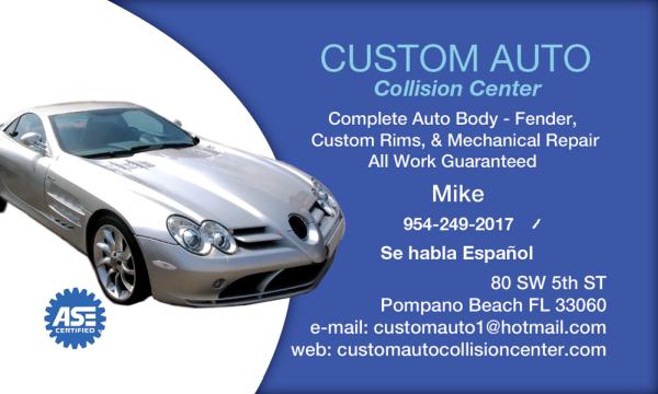 Custom Auto Collision Center