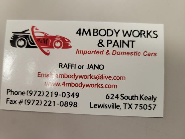 4M Body Works and Paint