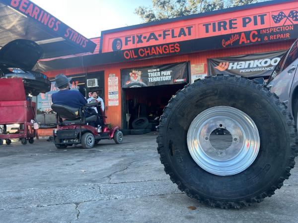 Fix-a-Flat Tire Pit