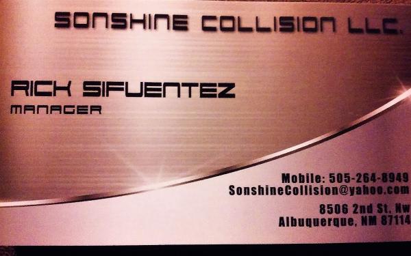 Sonshine Collision LLC