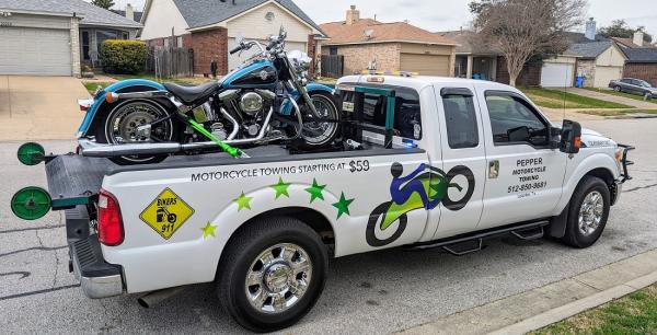 Pepper Motorcycle Towing