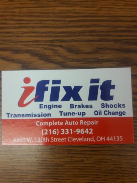 I Fix it LLC Auto Repair