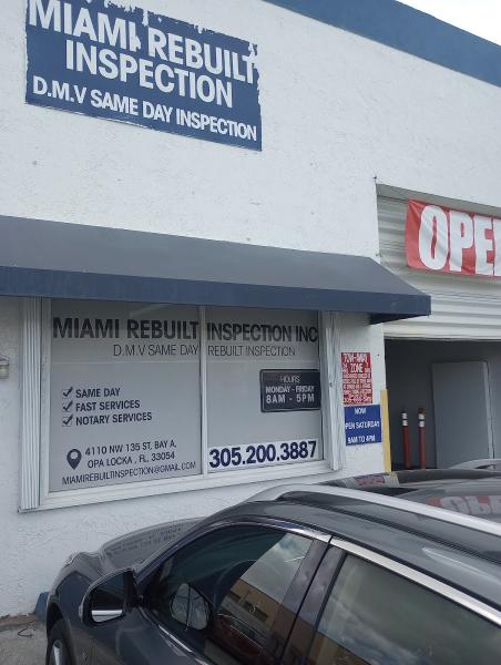 Miami Rebuilt Inspection