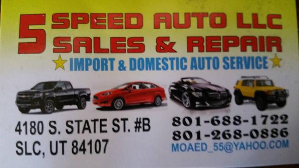 5 Speed Auto LLC