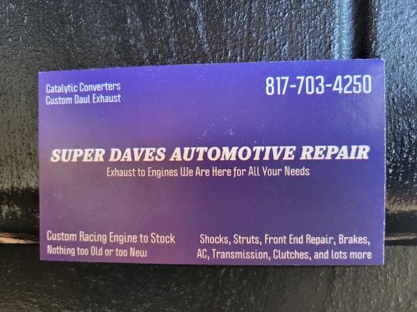 Super Dave's Motors Mobile Repair
