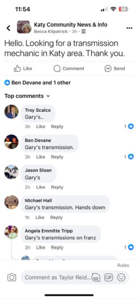 Gary's Transmission Service