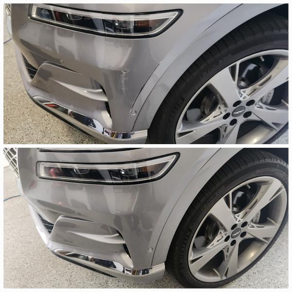 X & M Automotive Bumper Scratch Repair
