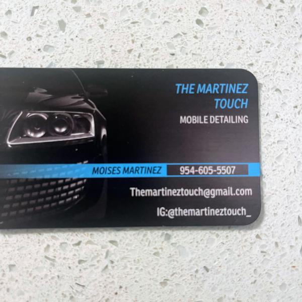 The Martinez Touch Auto Detailing LLC