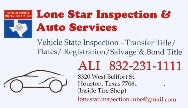 Lone Star Inspection (Inside Meca Tire)