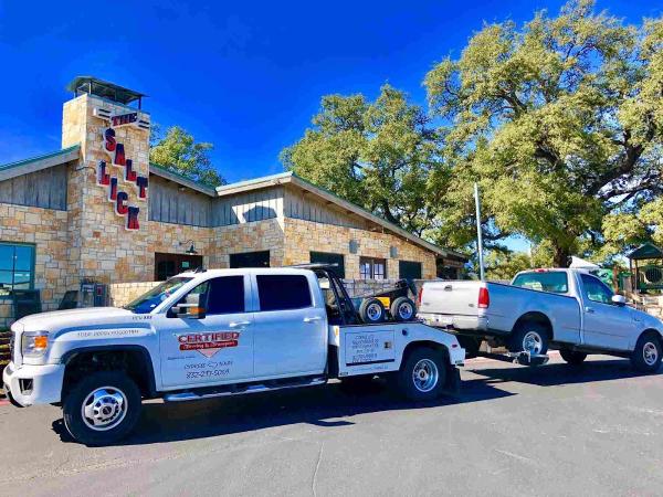 Certified Towing Tow Truck Houston