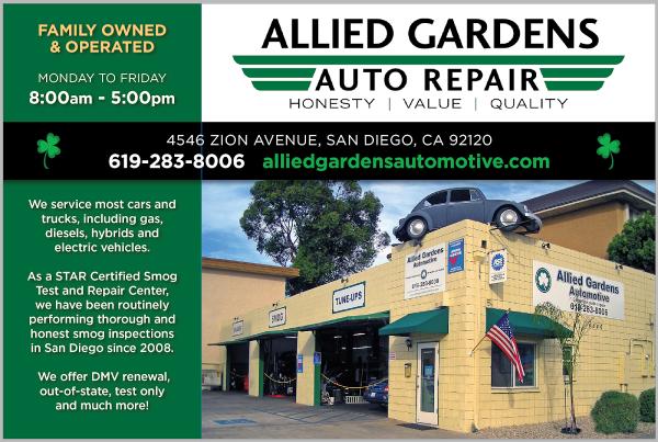 Allied Gardens Automotive Inc