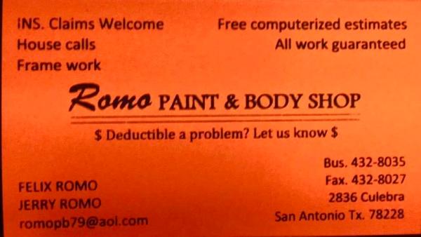 Romo Paint & Body Shop Inc.