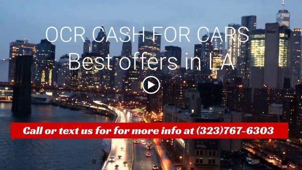 OCR Cash FOR Cars/ Cash FOR Junk Cars