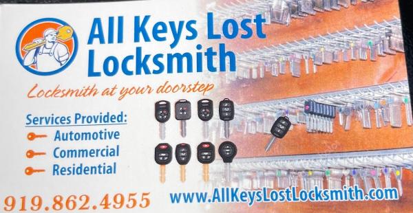 All Keys Lost Locksmith