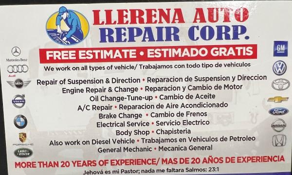 Llerena Auto Repair Corp