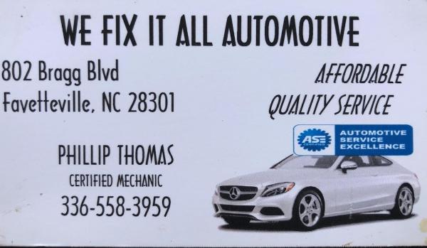 We Fix It All Automotive