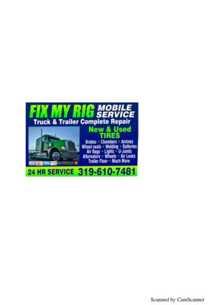 Fix My Rig Mobile Service