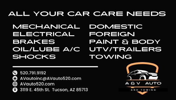 A&V Auto Repair and Towing Inc.