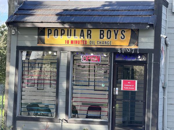 Popular Boys 10 Minute Oil Change