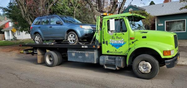 Big Paul's Tow Truck Company Flatbed & RV Towing