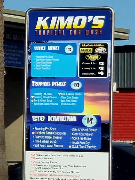 Kimo's Tropical Car Wash