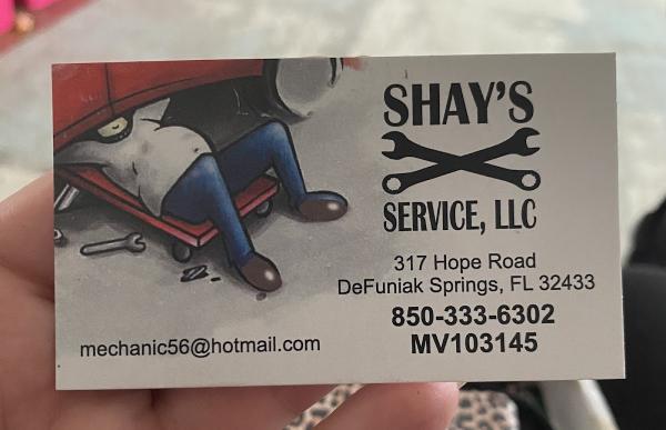 Shay's Service