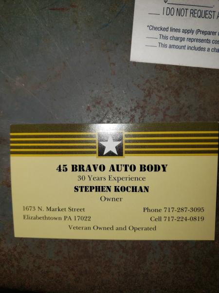 45 Bravo Autobody &general Repair