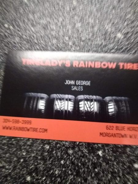 Tire Lady's Rainbow Tire