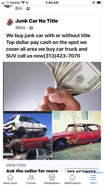 We Buy Junk Car With or Without Title
