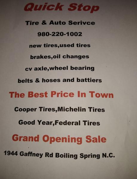 Quick Stop Tire and Auto Repair