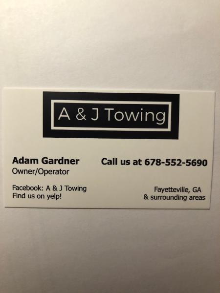 A and J Towing