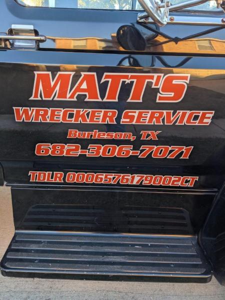 Matts Wrecker Service