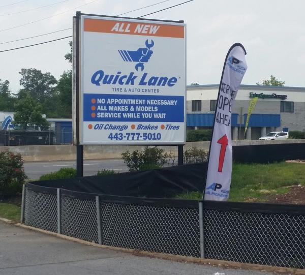 Quick Lane Tire and Auto Center at Al Packer in Baltimore