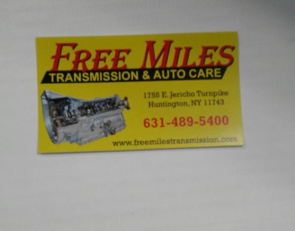 Free Miles Transmission and Auto Care