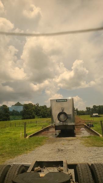 Center Hill Cattle Trailer Washout
