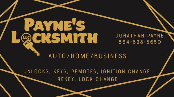 Payne's Locksmith LLC