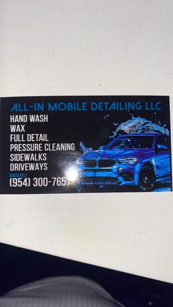 All-In Mobile Detailing/Pressure Cleaning LLC